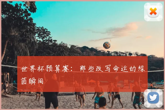 世界杯预算赛:那些改写命运的绿茵瞬间